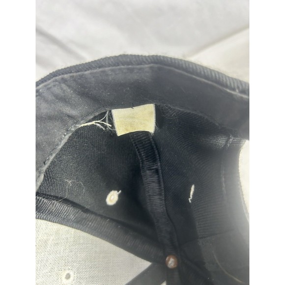 Vintage Nike Adjustable Strapback Black Embroidered Swoosh Baseball Cap Hat - Picture 5 of 5